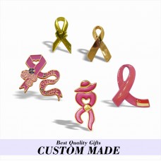 Collar pin - awareness pins , cancer pins , ribbon pins